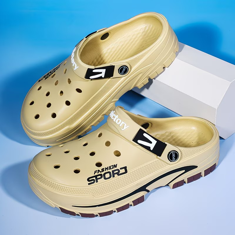Men's Fashion Non-Slip Summer Clogs Sandals for Indoor/Outdoor Wear