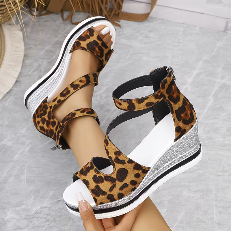 Women's Fashion Thick-soled Wedge Sandals Roman Shoes
