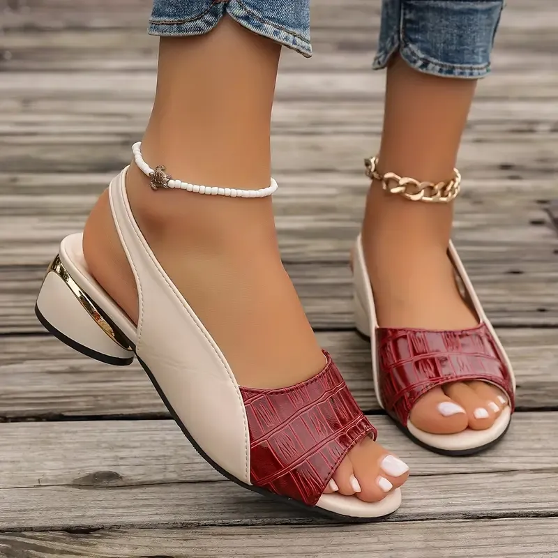 Women's Stylish Comfortable Chunky Heel Sandals