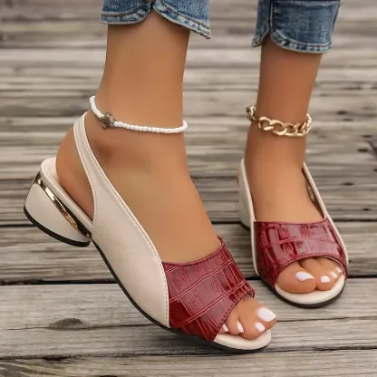 Women's Stylish Comfortable Chunky Heel Sandals