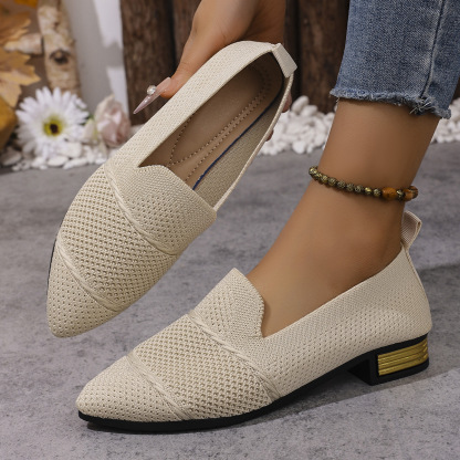 Women's Fashion Breathable Knit Slip-On Shoes