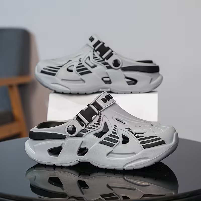 Women's Trendy Breathable Height-Increasing Slides Thick-Soled Sandals Beach Shoes