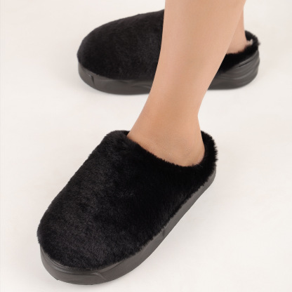 Women's Plus Size Thickened Warm Cold-proof Winter Home Slippers