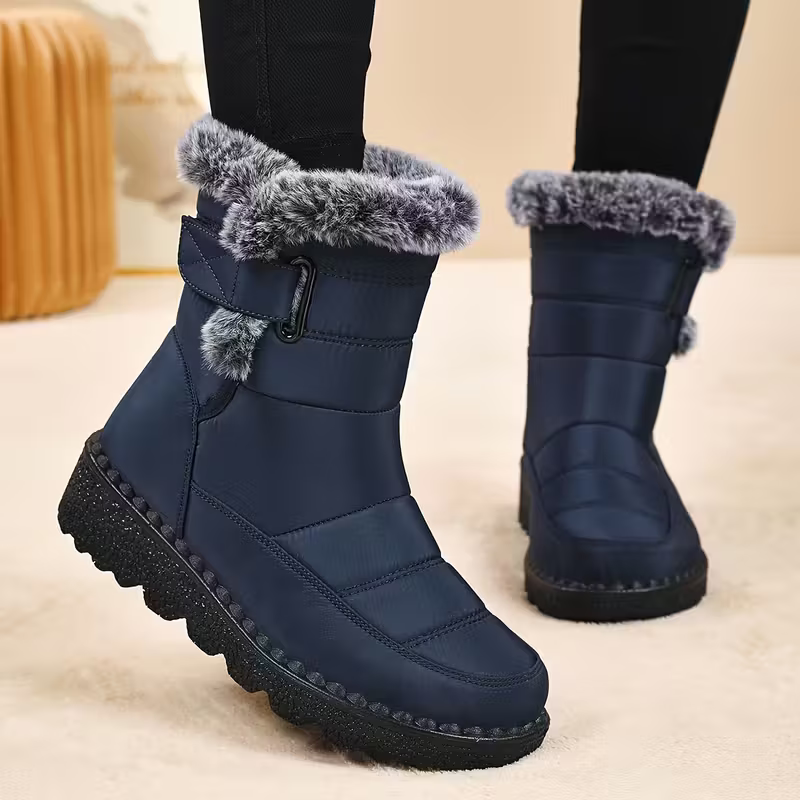 Women's Trendy Fleece-Lined Warm Winter Ankle Boots for Walking, Home, Outings, And Dates