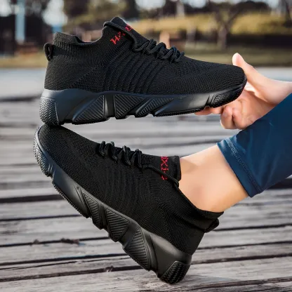 Plus-Size Wide Toe Box Lightweight&Breathable Sneakers Walking Shoes