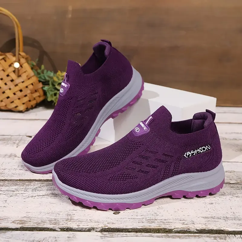 Women's New Comfortable & Breathable Slip-On Walking Shoes Sneakers