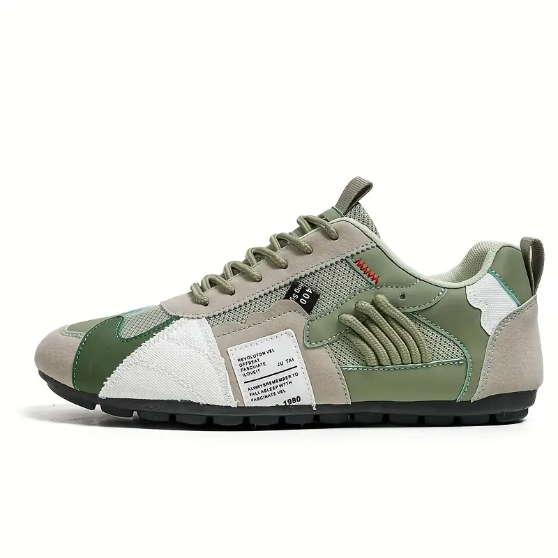 Men's Stylish Contrasting Designs Breathable Comfortable Non-Slip Sneakers 