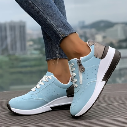 Women's Fashion Wedge Orthopedic Sneakers Outdoor Walking Trainers