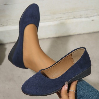 Women's Comfortable Slip‑On Wedge Shoes 