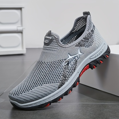 Men's Lightweight Breathable Anti-slip Sneakers for Outdoor Activities