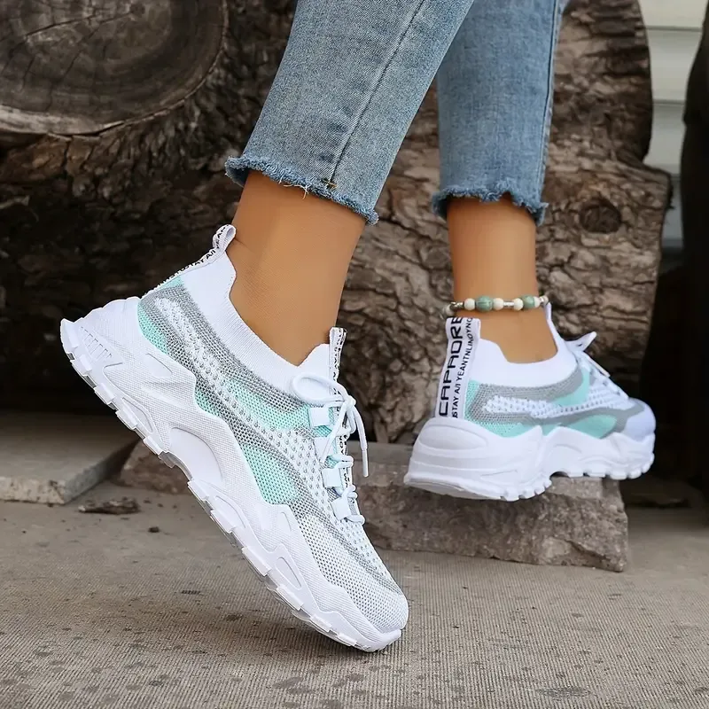 Women's Breathable Mesh Platform Sneakers