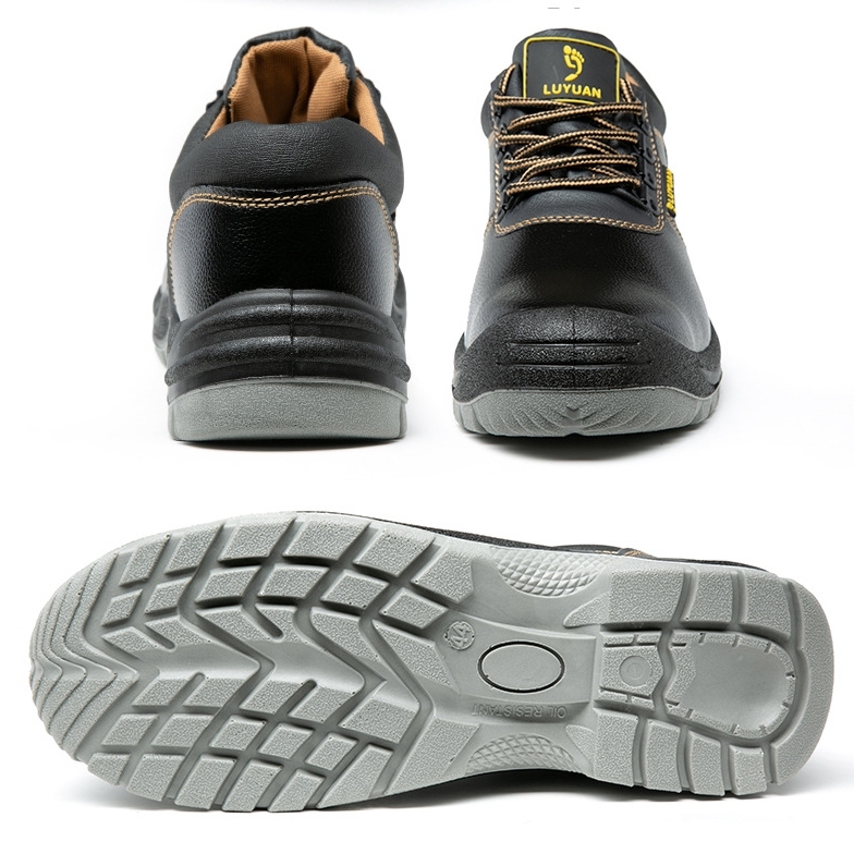 Men's and Women's Non-slip Waterproof Shock-resistant and Wear-resistant Safety Work Boots 