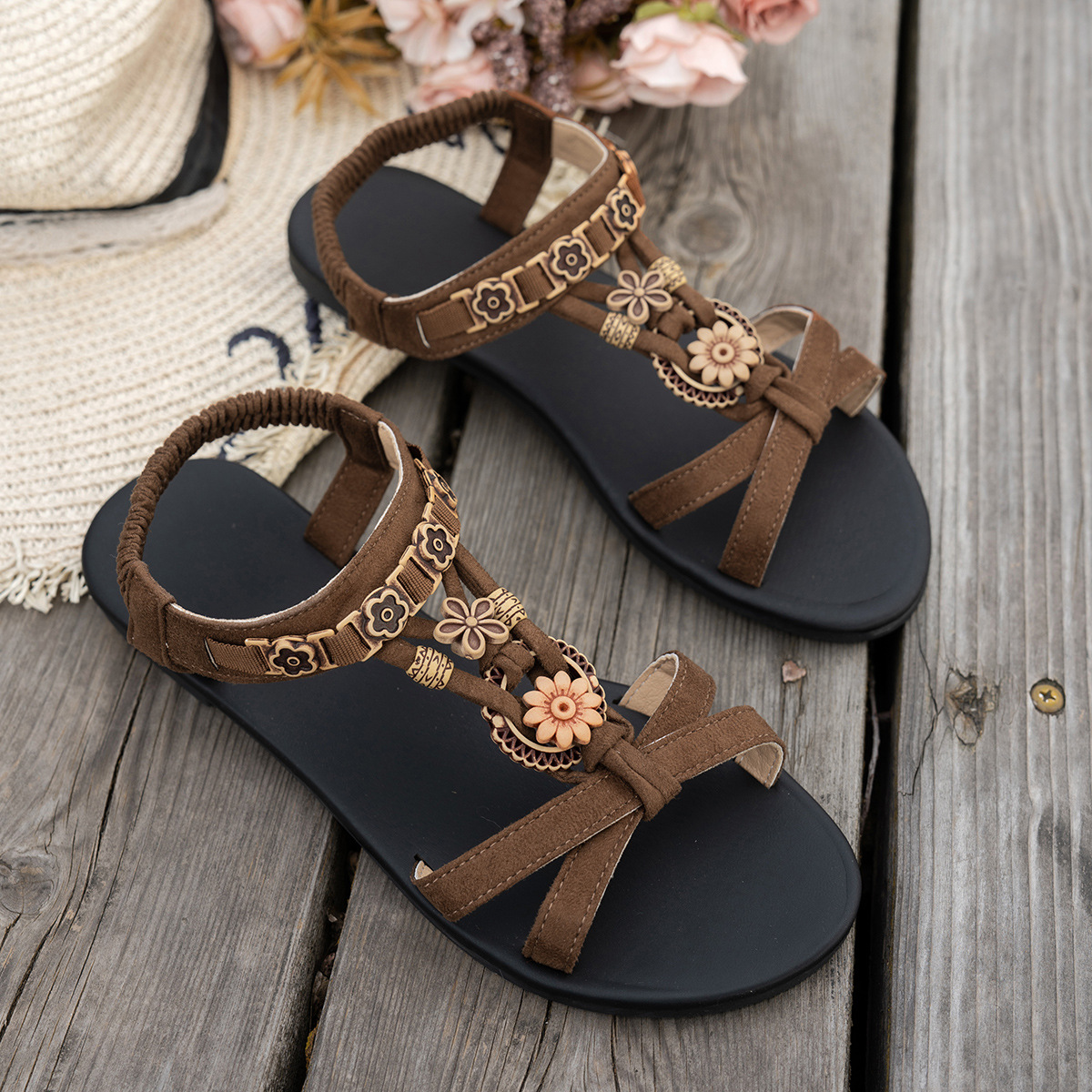 ✨ Women's Bohemian-Style Comfortable & Lightweight Flat Sandals