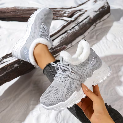 Women's Cozy Warm Non-slip Sneakers for Outdoor Travel, Shopping & Casual Wear