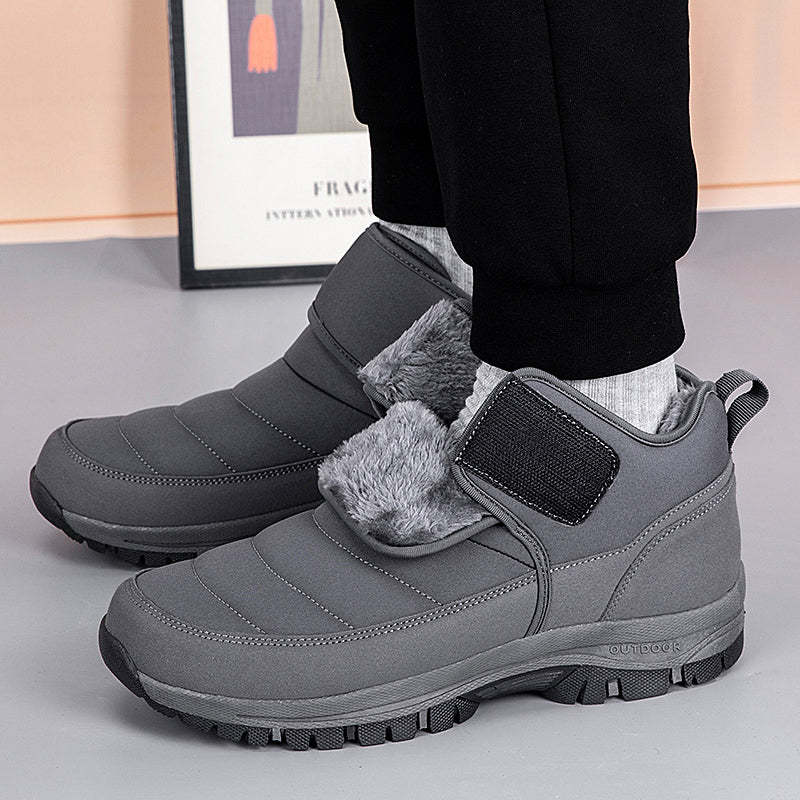 Men’s and Women's Fur-Lined Snow Arch Support Waterproof & Non-Slip Boots