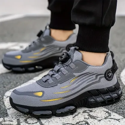 Men's Lightweight Breathable Arch Support All-Terrain Traction Tread Cushioned EVA Insole Sneakers Shoes