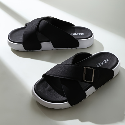Unisex Comfortable Adjustable Cross Slippers Non-Slip Sandals