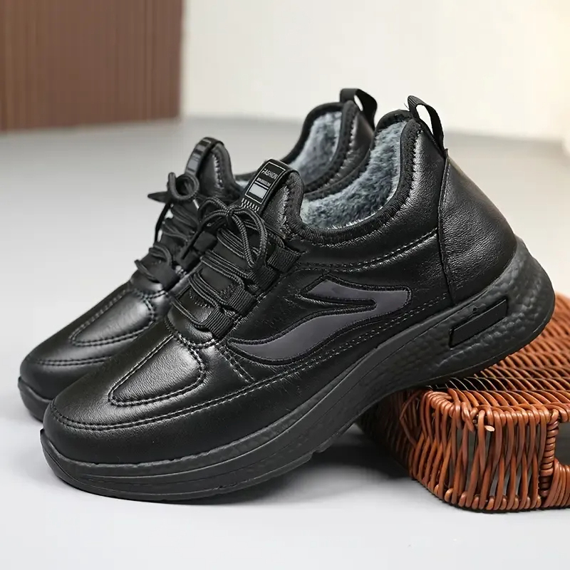 Men's Winter Waterproof Leather Snow Boots - BUY 2 FREE SHIPPING