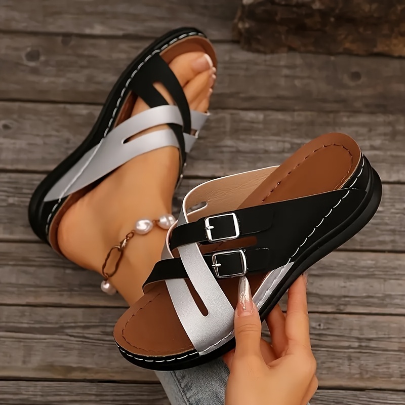 Women's Chic Summer Wedge Sandals Beach Shoes