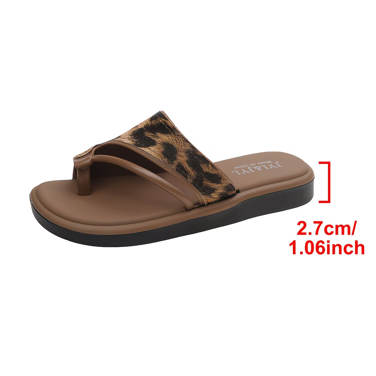 Women's Fashion Leopard Print Flip-Flops