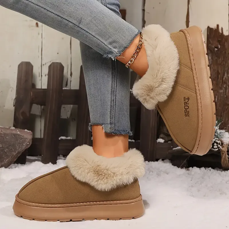 💖LAST DAY PROMOTION 56% OFF💖Women's Non-slip Mute Warm Fluffy Shoes Slippers