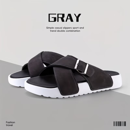 Unisex Comfortable Adjustable Cross Slippers Non-Slip Sandals