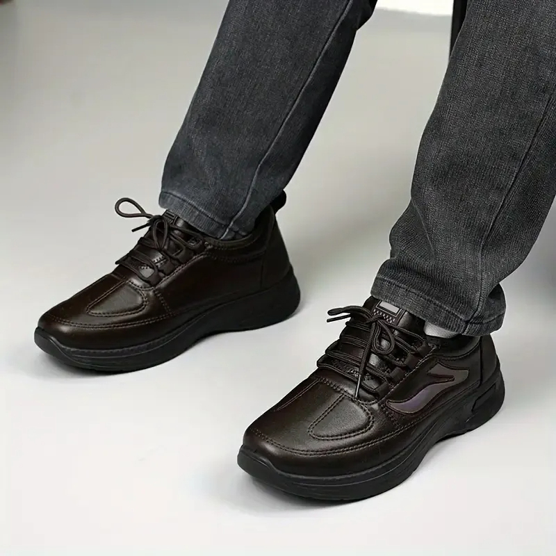 Men's Winter Waterproof Leather Snow Boots - BUY 2 FREE SHIPPING