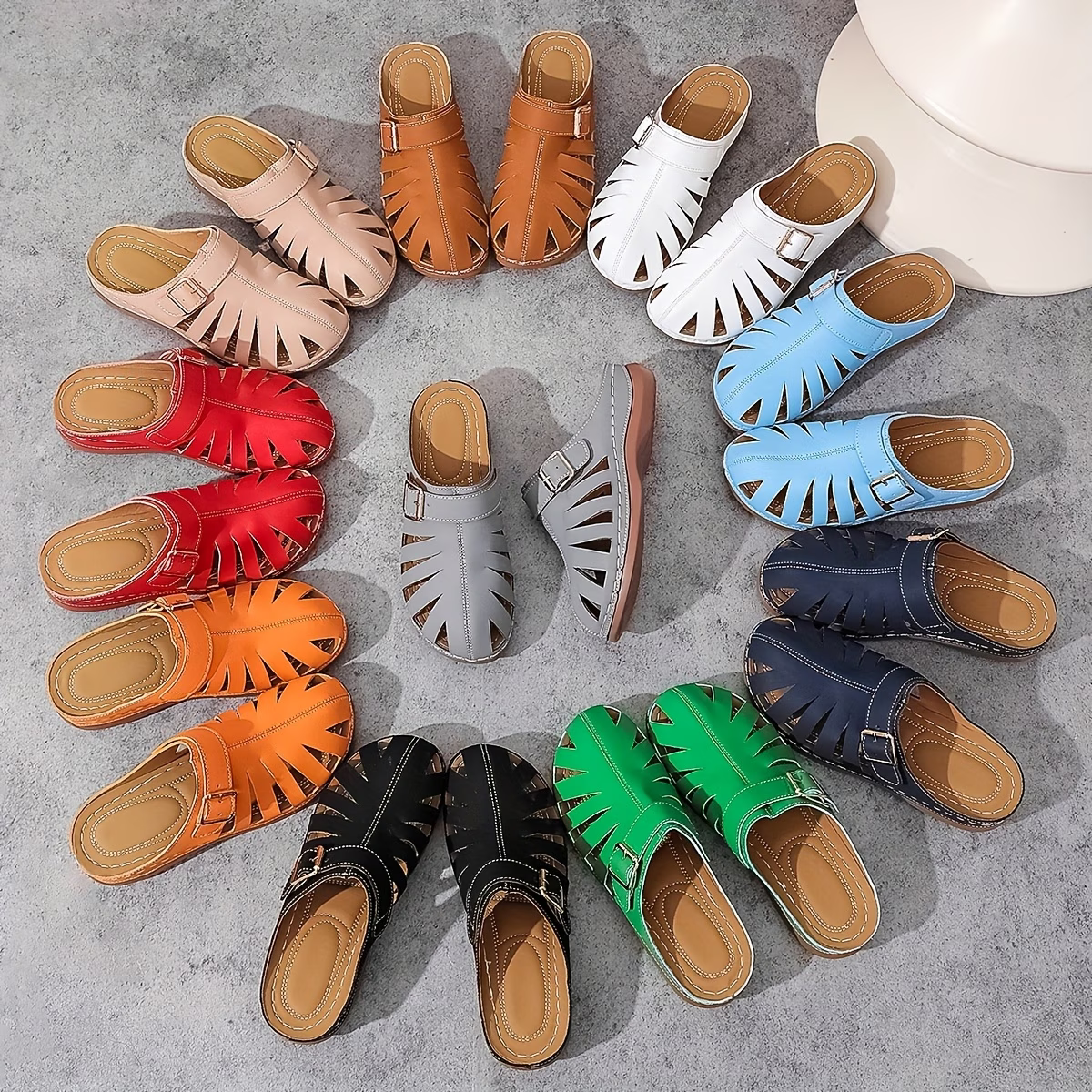 Women's Lightweight & Comfortable Sandals Slip-On Shoes