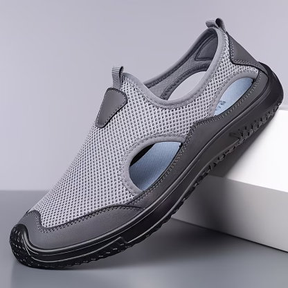 Men's Breathable Hollow-Out Slip-On Sports Shoes Sandals for Daily, Casual, Beach, Hiking & Outdoor