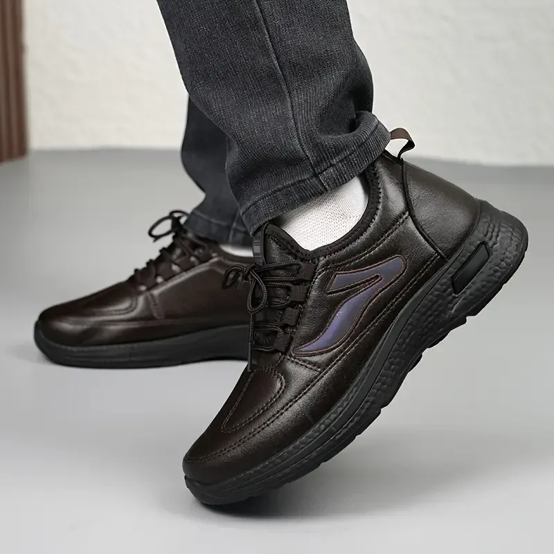 Men's Winter Waterproof Leather Snow Boots - BUY 2 FREE SHIPPING