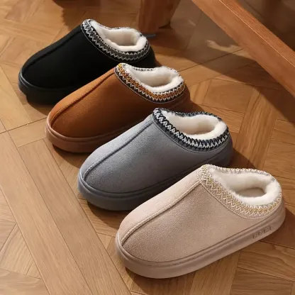 Women's Casual Comfort Warm Lining Anti-Slip Slippers