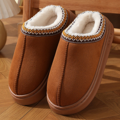 Women's Casual Comfort Warm Lining Anti-Slip Slippers