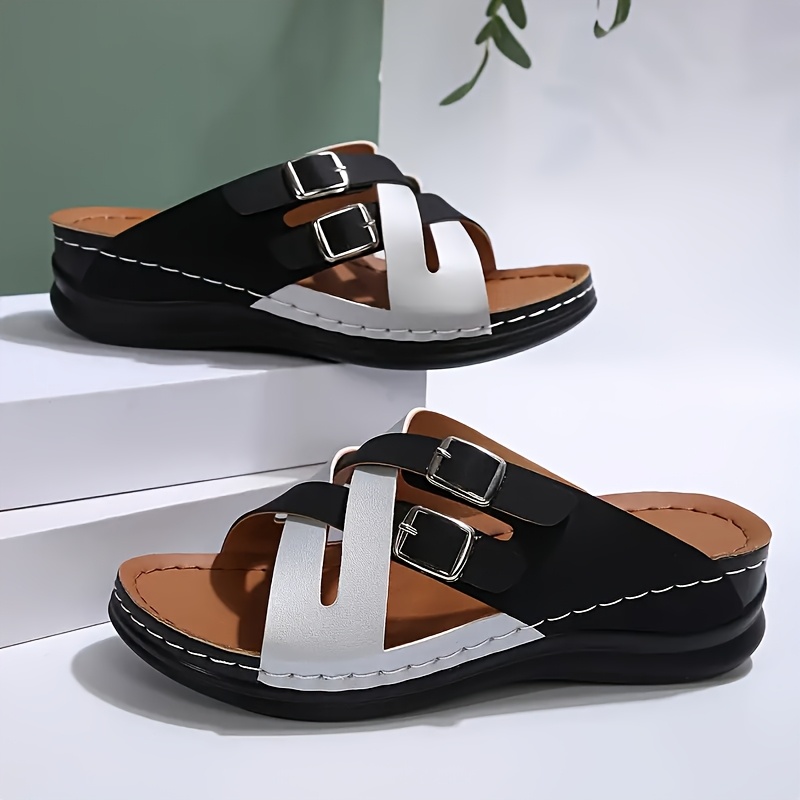 Women's Chic Summer Wedge Sandals Beach Shoes