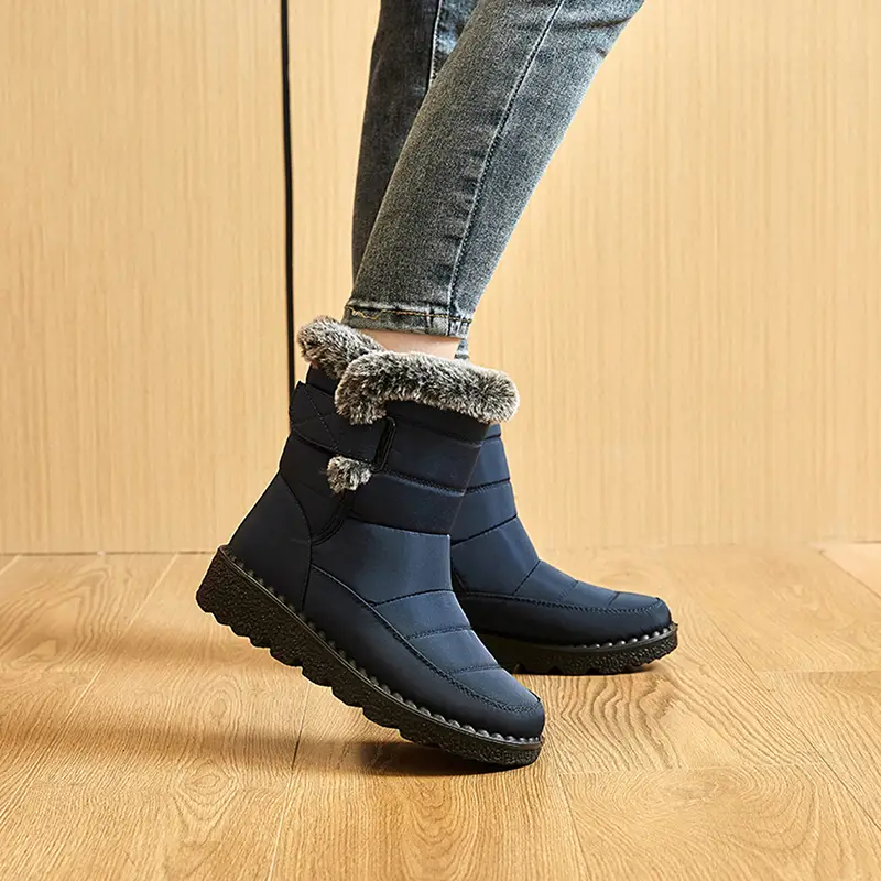 waterproof anti slip winter boots warm plush inner thick sole ankle boots womens snow boots details 8