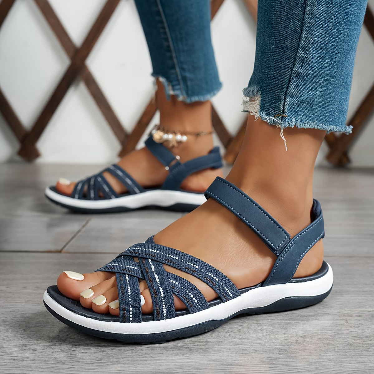 Women's Trendy & Versatile Elastic Non-Slip Sports Sandals