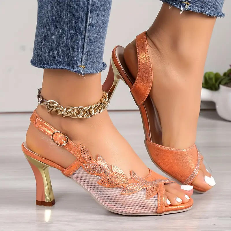 Women's Fashion Versatile Chunky Heel High-heeled Sandals - 🔥BUY 2 FREE SHIPPING