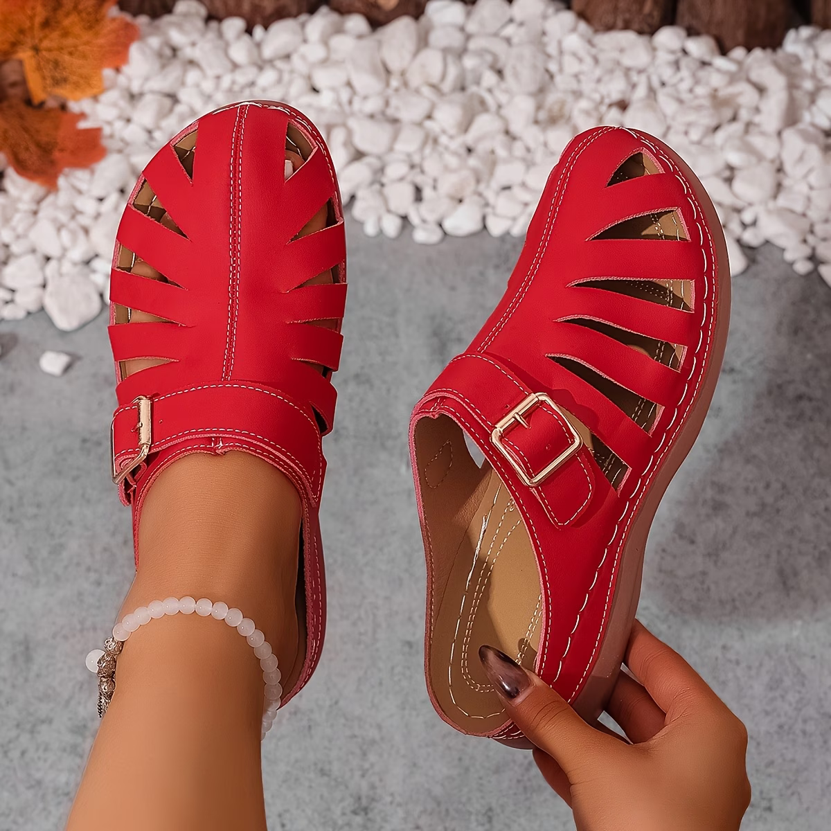 Women's Lightweight & Comfortable Sandals Slip-On Shoes
