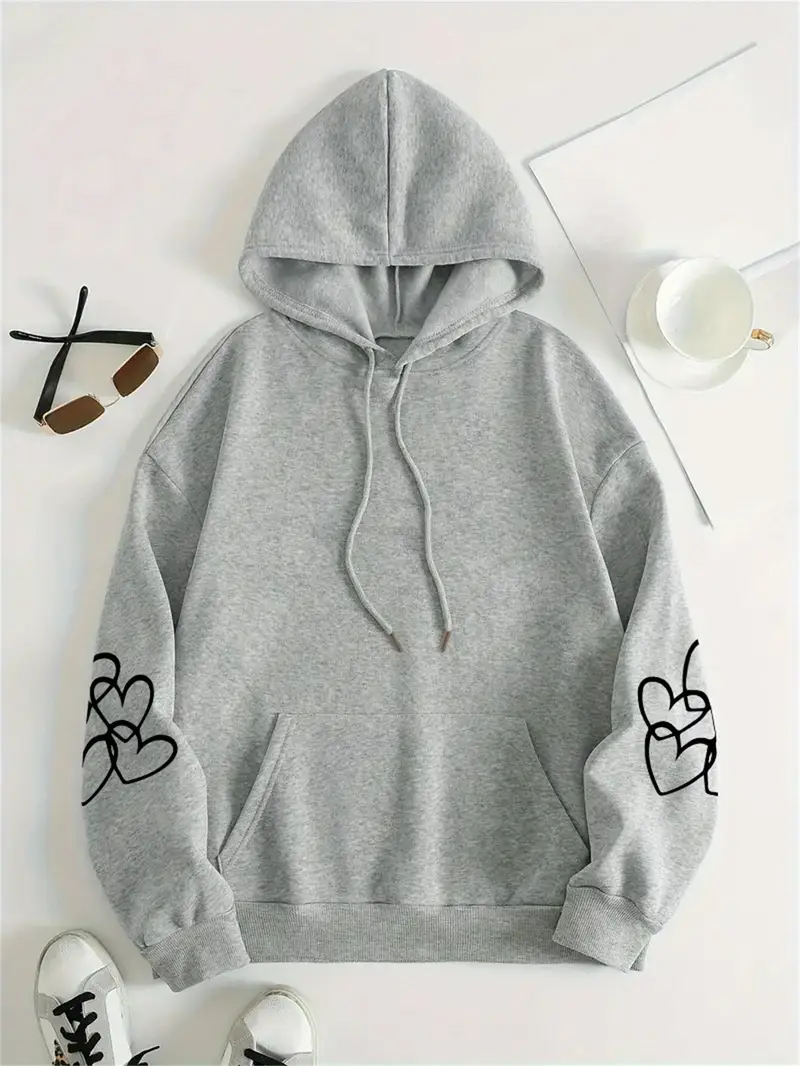 Women's Cozy Highland Cow Long Sleeve Hoodie Pullover Casual Wear for Everyday