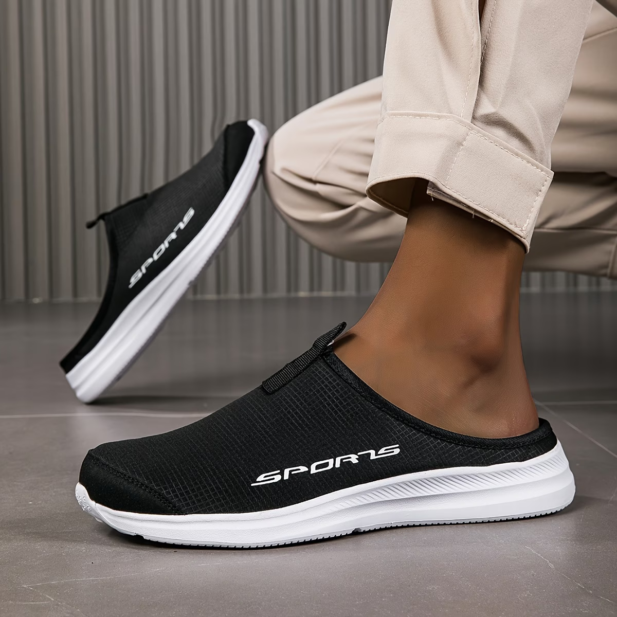 Unisex Breathable & Comfortable Slip-On Shoes Slippers for Indoor/Outdoor