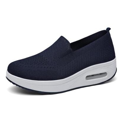 Women's Breathable Knit Slip-on Sneakers Casual Shoes