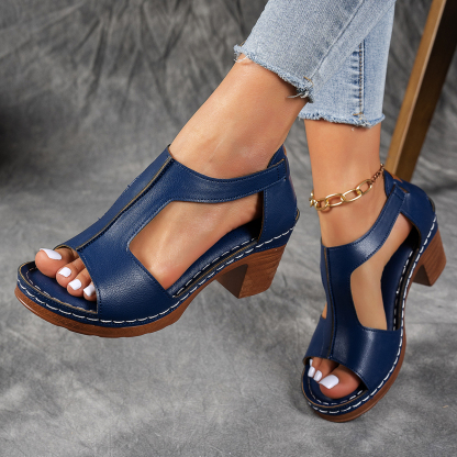 Women's Fashion Non-Slip Thick Wedge Sandals