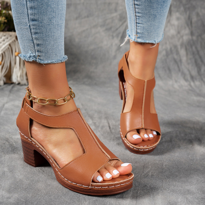 Women's Fashion Non-Slip Thick Wedge Sandals