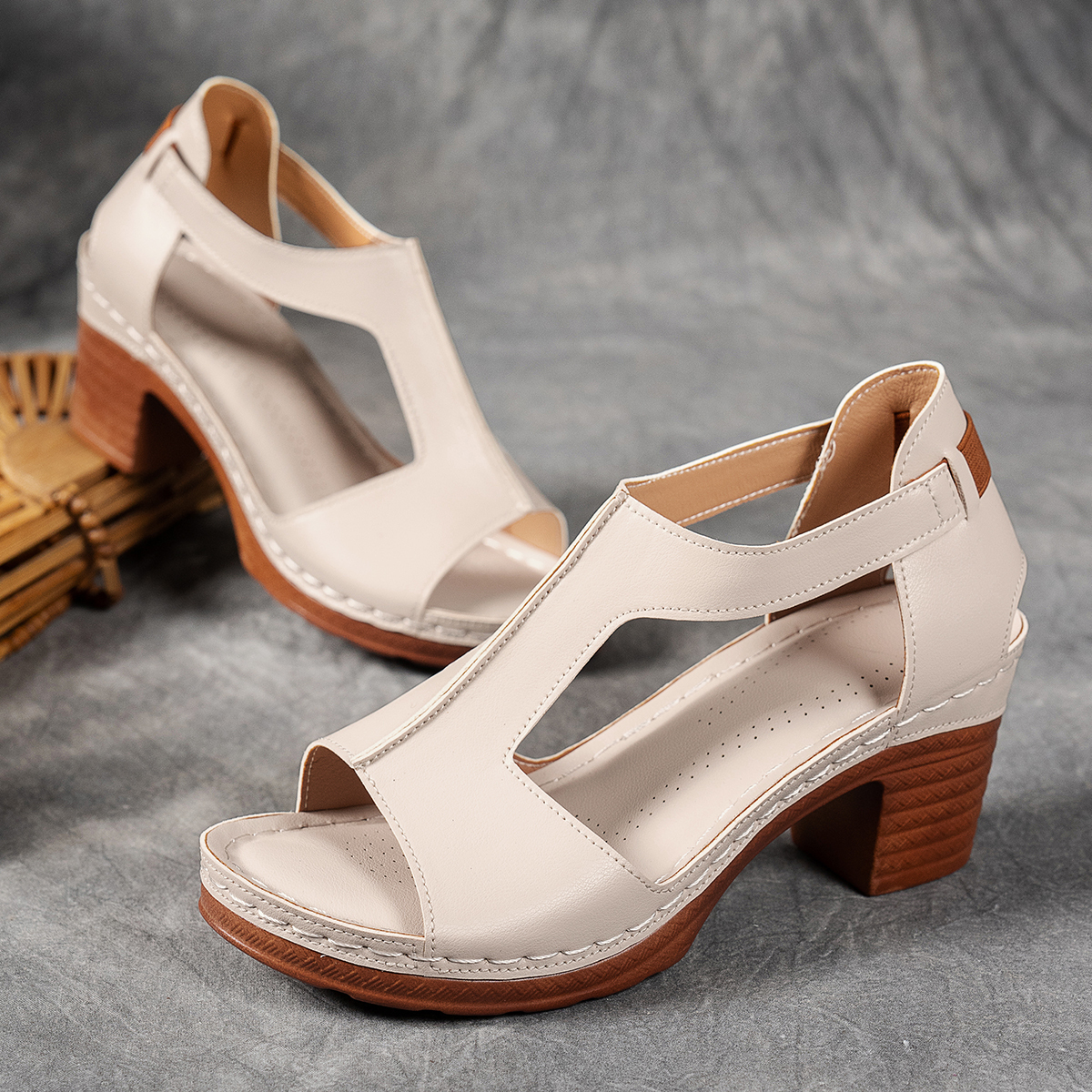 Women's Fashion Non-Slip Thick Wedge Sandals