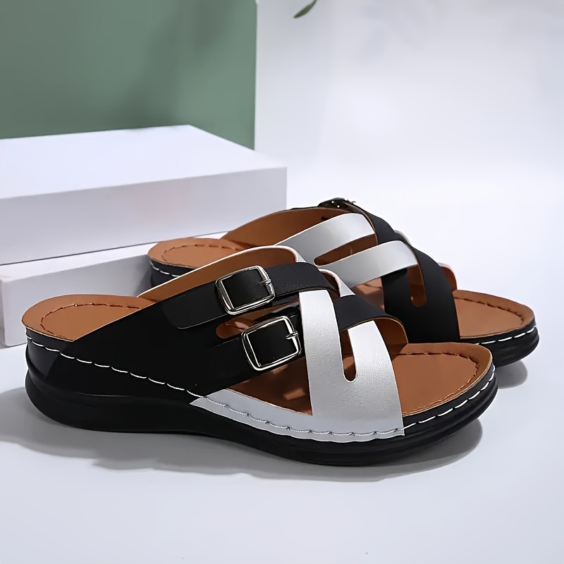 Women's Chic Summer Wedge Sandals Beach Shoes