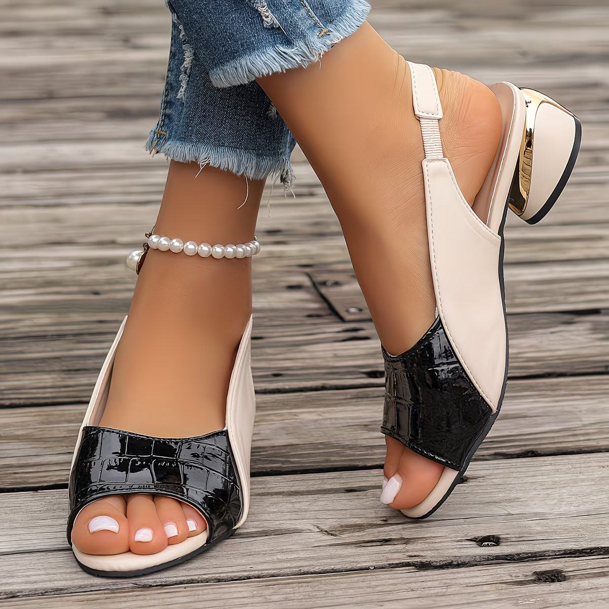 Women's Stylish Comfortable Chunky Heel Sandals