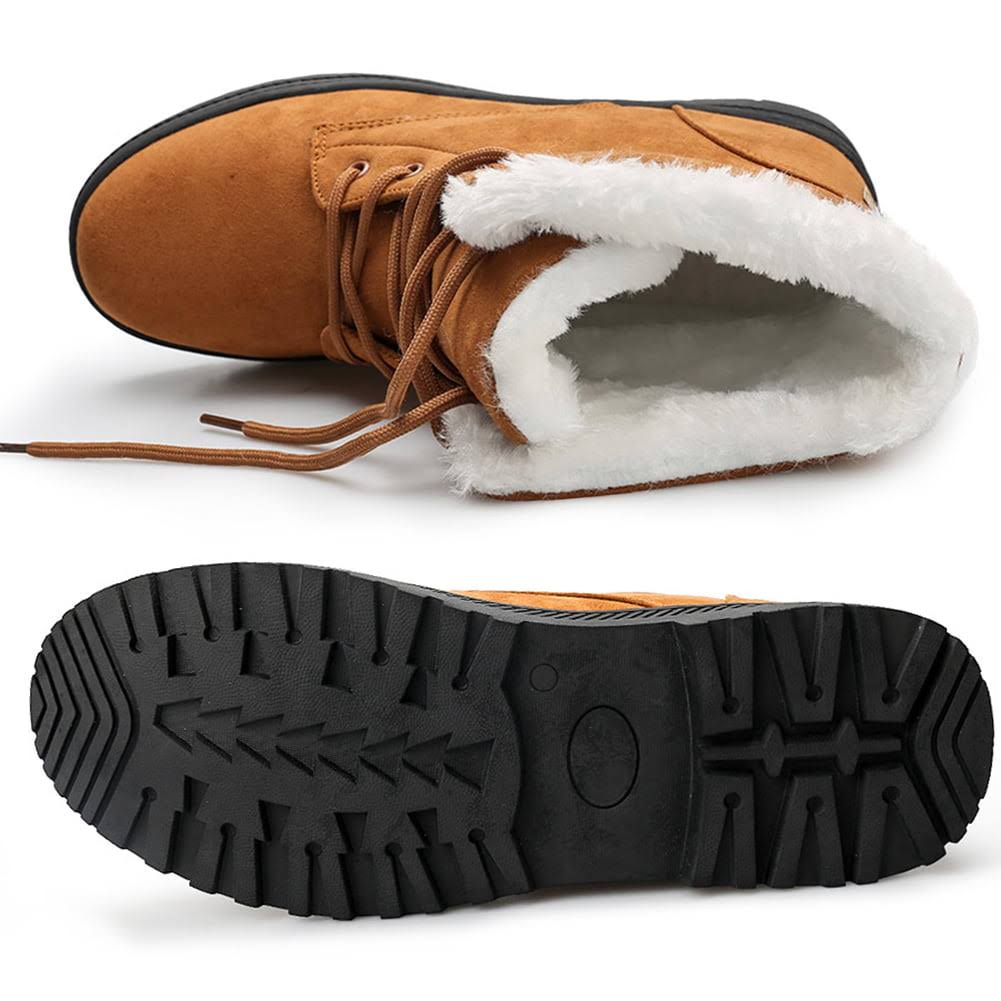 Last Day Promotion 70% OFF - Women Wool Lined Water Resistant Non-Slip Snow Boots, Orthopedic Winter Walking Shoes