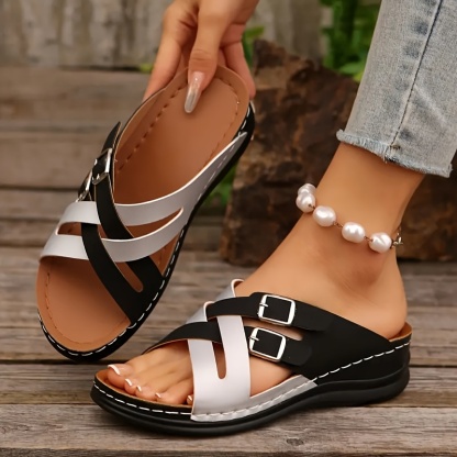 Women's Chic Summer Wedge Sandals Beach Shoes