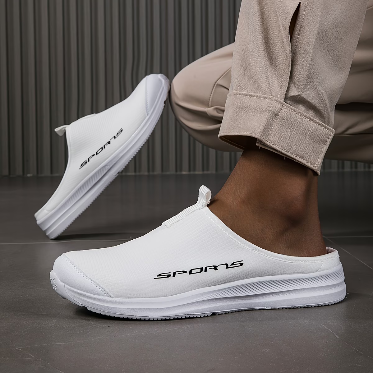 Unisex Breathable & Comfortable Slip-On Shoes Slippers for Indoor/Outdoor