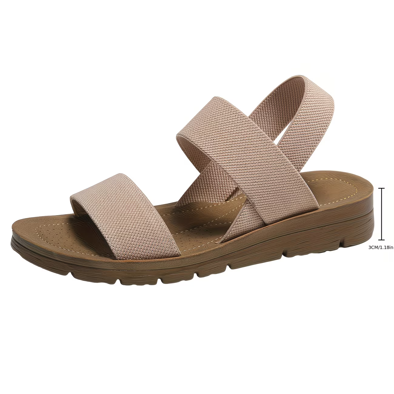 Women's Soft & Comfortable Elastic Band Non-Slip Sports Sandals Beach Shoes
