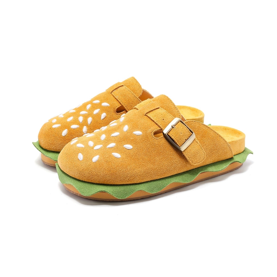 Women's Fun Burger Mule Clogs Slippers